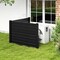 Outdoor PVC Privacy Screens Fence Panels with 20 Inch Long Stakes